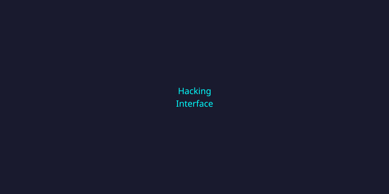 Hacking Interface