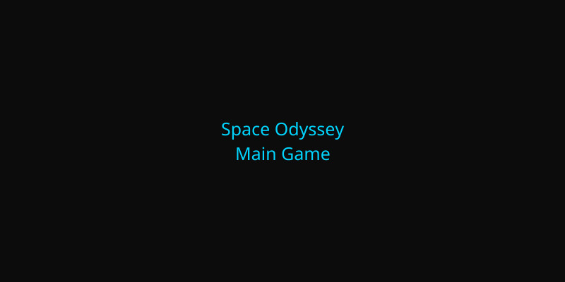 Space Odyssey